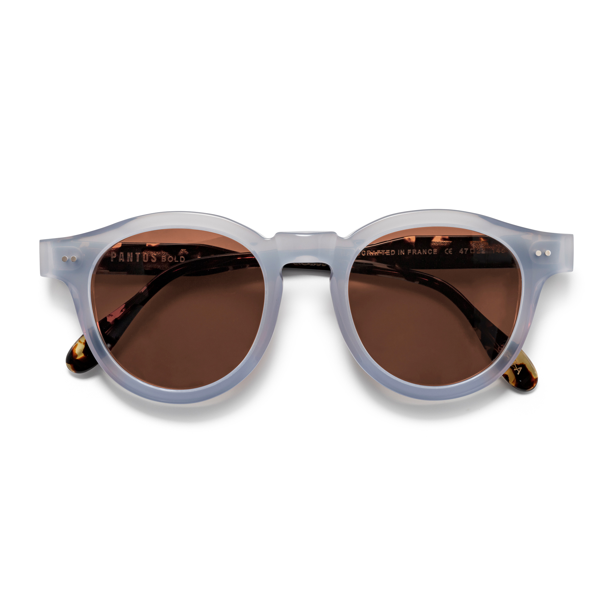 Pantos Bold 3507A • Milky Blue & Tortoise Yellow