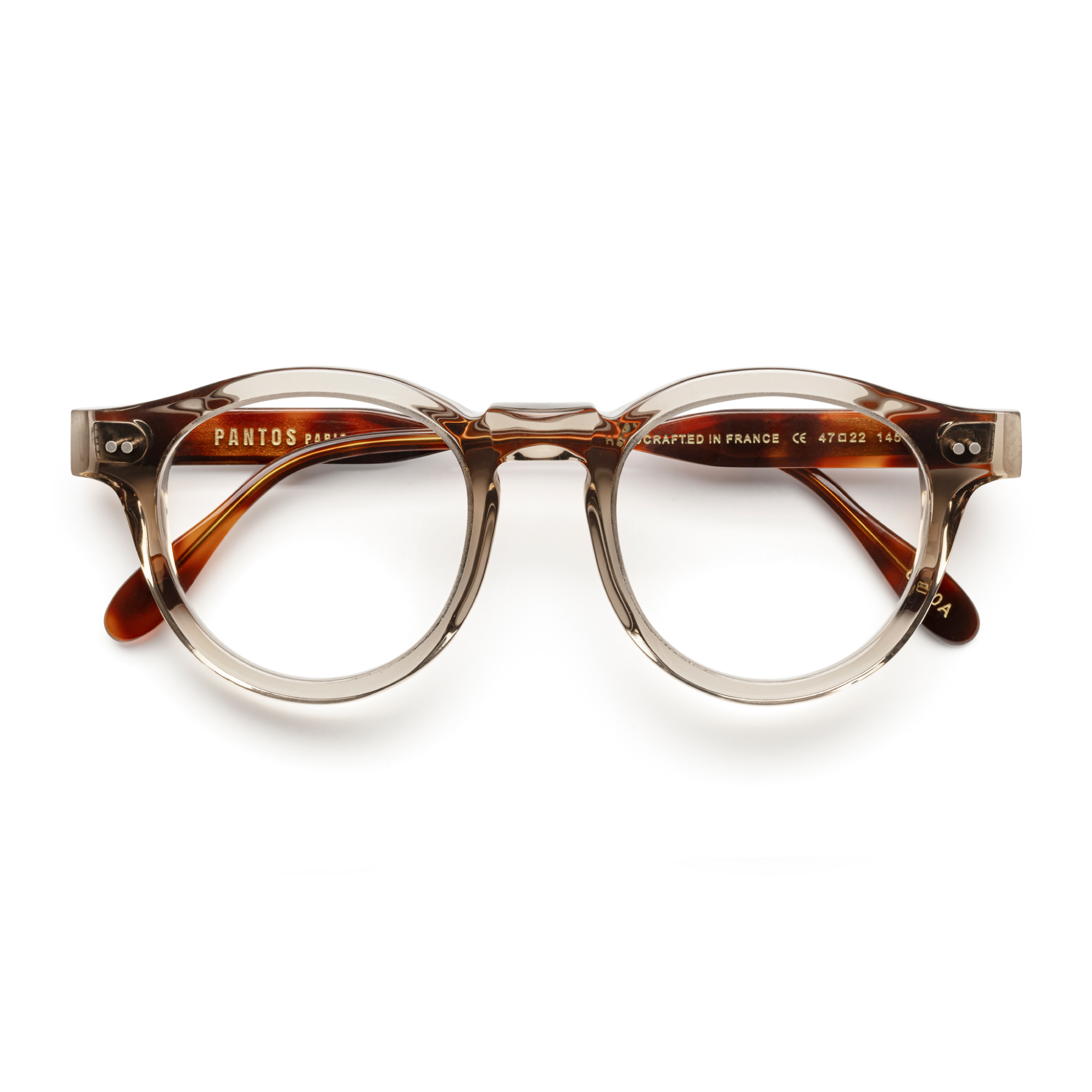 Pantos Optical Bold 6810A • Crystal Oyster & Light Tortoise