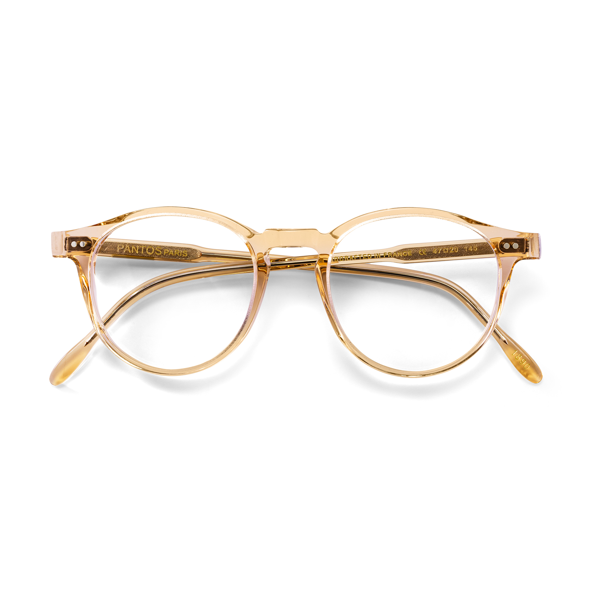 Pantos 1890 • Crystal Peach “Optical”