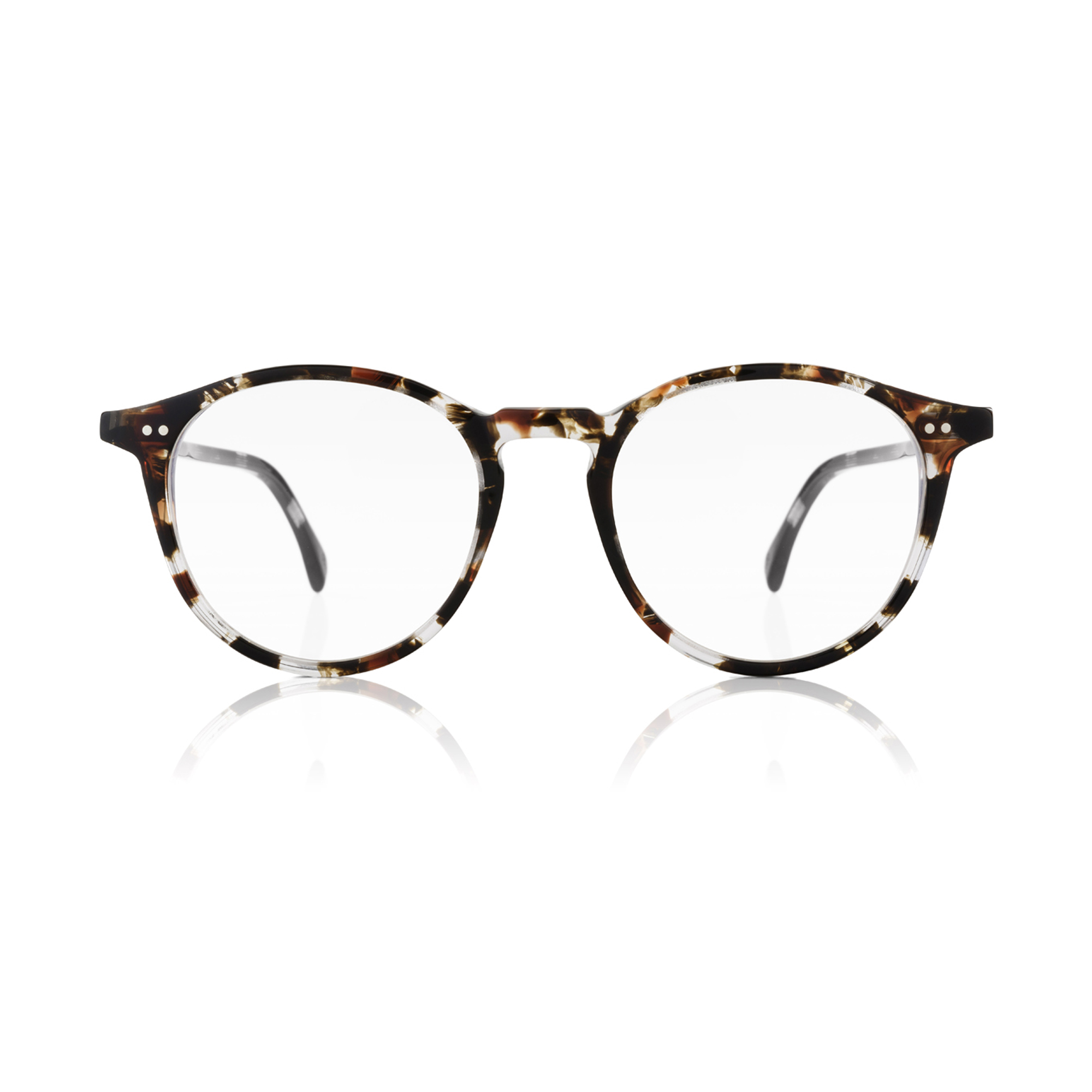 Pantos 0910 • Black Tortoise & Crystal “Optical”